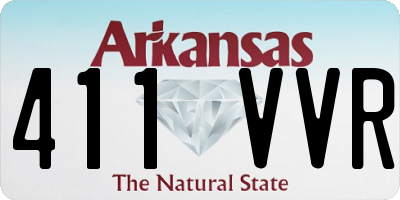 AR license plate 411VVR