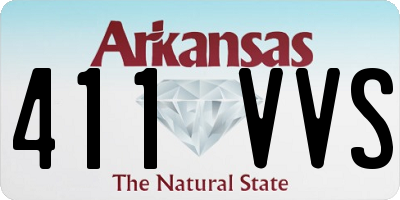 AR license plate 411VVS