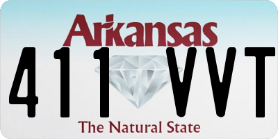 AR license plate 411VVT