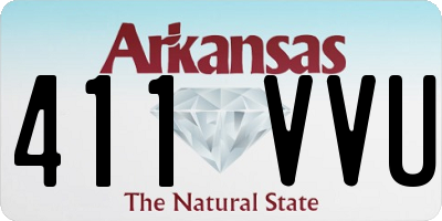 AR license plate 411VVU