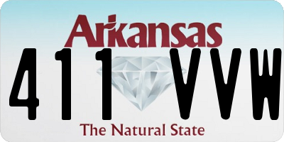 AR license plate 411VVW