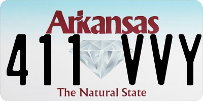 AR license plate 411VVY