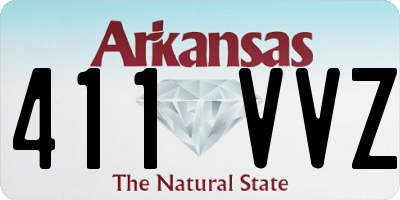 AR license plate 411VVZ