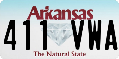 AR license plate 411VWA