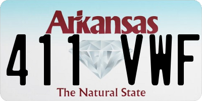 AR license plate 411VWF