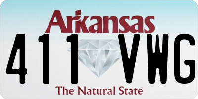 AR license plate 411VWG