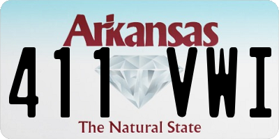 AR license plate 411VWI