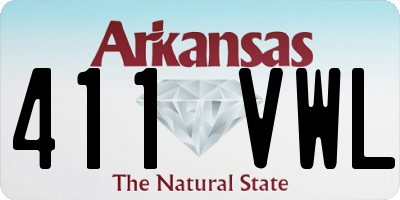 AR license plate 411VWL