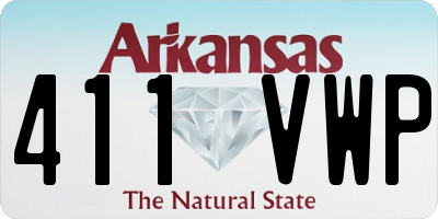 AR license plate 411VWP