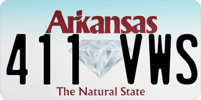 AR license plate 411VWS