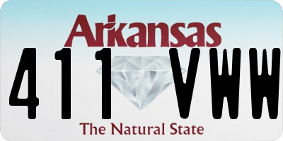 AR license plate 411VWW