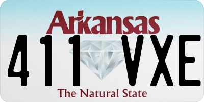 AR license plate 411VXE