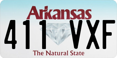 AR license plate 411VXF