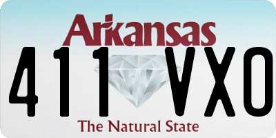 AR license plate 411VXO