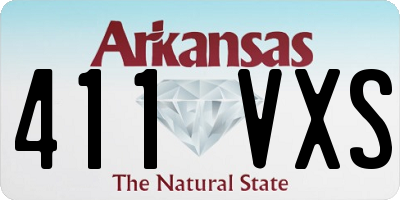 AR license plate 411VXS