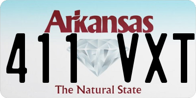 AR license plate 411VXT