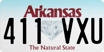 AR license plate 411VXU