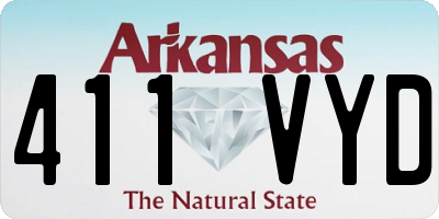 AR license plate 411VYD