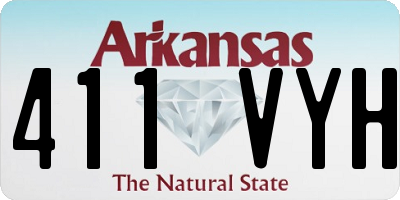 AR license plate 411VYH