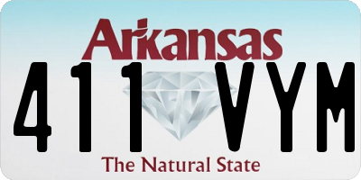AR license plate 411VYM