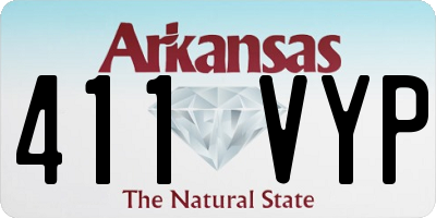 AR license plate 411VYP
