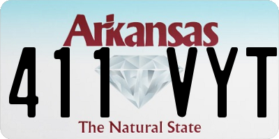 AR license plate 411VYT