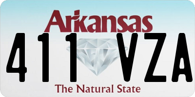 AR license plate 411VZA