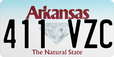 AR license plate 411VZC