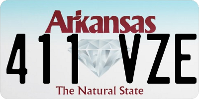 AR license plate 411VZE