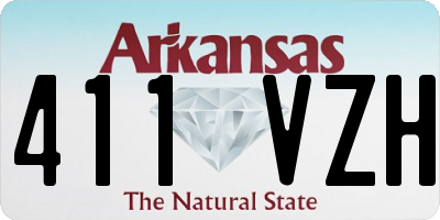 AR license plate 411VZH