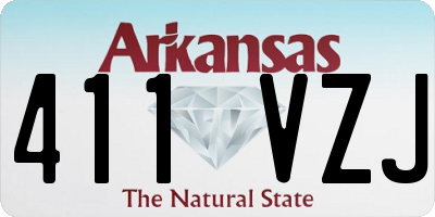 AR license plate 411VZJ