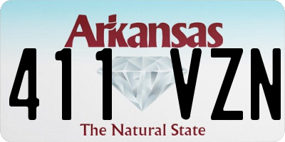 AR license plate 411VZN