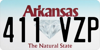 AR license plate 411VZP