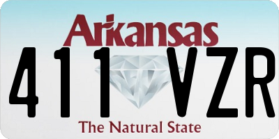 AR license plate 411VZR
