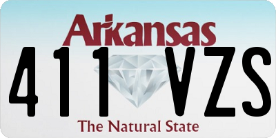 AR license plate 411VZS