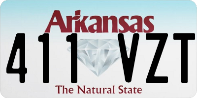 AR license plate 411VZT