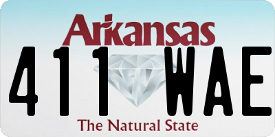 AR license plate 411WAE