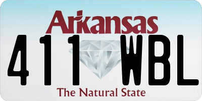 AR license plate 411WBL