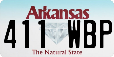 AR license plate 411WBP
