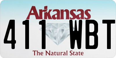AR license plate 411WBT