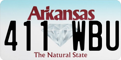 AR license plate 411WBU