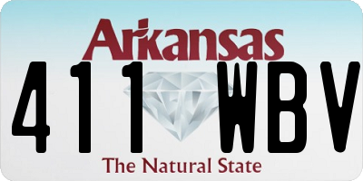 AR license plate 411WBV