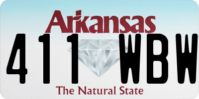 AR license plate 411WBW