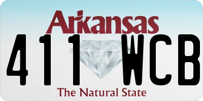 AR license plate 411WCB