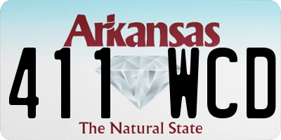 AR license plate 411WCD