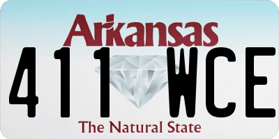 AR license plate 411WCE