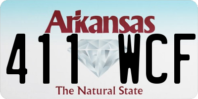 AR license plate 411WCF