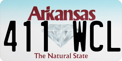 AR license plate 411WCL