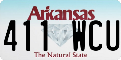 AR license plate 411WCU