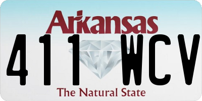 AR license plate 411WCV